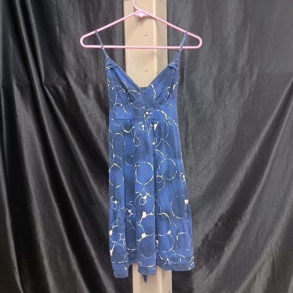 American Eagle Outfitters Blue Spaghetti Strap Mini Dress - Picture 1 of 9